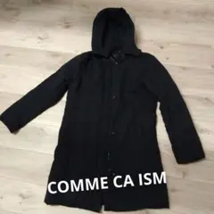 COMME CA ISM 紺 ロングコート L