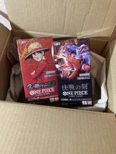 ワンピースカード 決戦の刻1BOX箱無し 受け継がれる意志1BOX箱無し ④