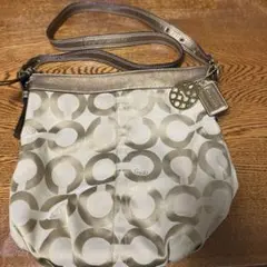 Coach ショルダーバッグ ベージュ ゴールドのサムネイル