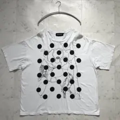 gomme ゴム ビッグシルエットTシャツ 花柄 ドット 日本製のサムネイル