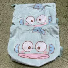 サンリオ　ハンギョドン　フェイス型ポーチ　ガチャガチャ　セット