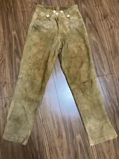 80sビンテージ チロリアン レザーパンツのサムネイル