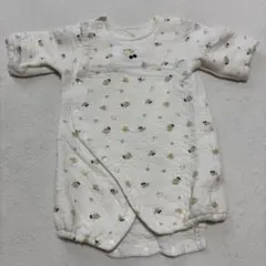花柄　プリントロンパース 60-70cm