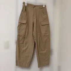 JOHNBULL コットンリネン カーゴパンツ ベージュ