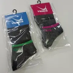 卓球ソックス　２足セット　ＭとＬ　ヤサカ
