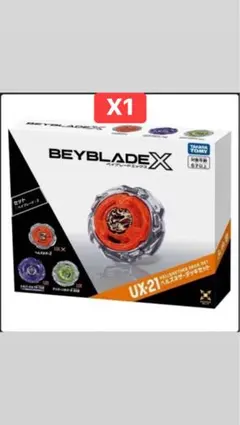 タカラトミー ベイブレードX UX-21 ヘルズネザーデッキセット 箱つぶれ
