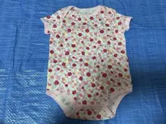 ボディシャツ　花柄　ミキハウス　80センチ