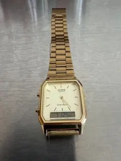 CASIO AQ-230 アナログ デジタル 腕時計 クォーツ 動作品 カシオのサムネイル