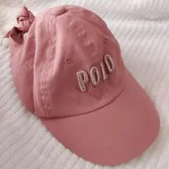POLO キャップ ピンク リボン キッズ　48cmのサムネイル