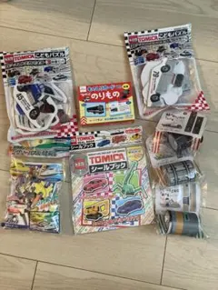 トミカ パズル シールブック のりものカード まとめセット