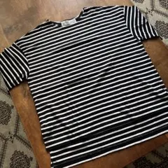 ミディウミ　オーバーサイズボーダーTシャツのサムネイル