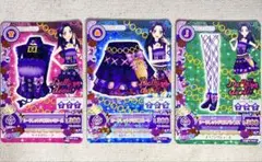 アイカツ】シークレットデビルコーデ 3枚セット - メルカリ