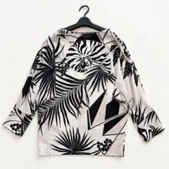 GALERIE VIE リネン長袖シャツ ボタニカル柄 - メルカリ