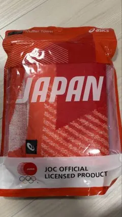【新品】asics JOC公式 マフラータオル 日本　東京2020