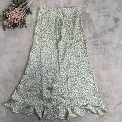 ザラ　花柄スカート　ロングスカート　オシャレ女子　大人女子（XS）美品　a307