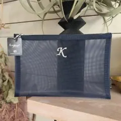 Enjeau アンジョウ メッシュポーチ K ネイビーのサムネイル