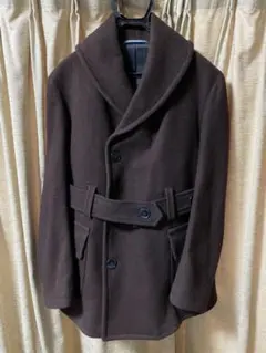 モニタリー　コート　ショールカラー