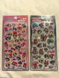パワーパフガールズ プチドロップステッカー パワパフ