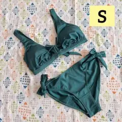 レディース 水着 ビキニ 二点セット 体型カバー 着痩せ 胸パット付