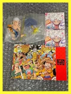 ワールドコレクタブルフィギュア　大海賊百景　エネル・ステッカー×2・ポストカード