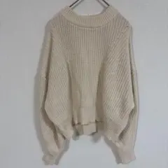 【green laebl relaxing】(F)アクリル混ニットプルオーバー