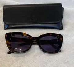 ZARA レディースサングラス　ベッコウ柄　ケース付き