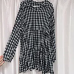 ZARA チェックワンピース