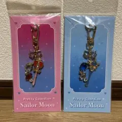 セーラームーン キーホルダー 2種セット　セーラーマーキュリー　バッグチャーム