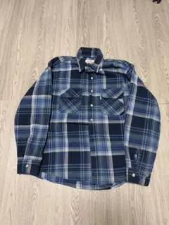 【古着1点物】Levi's　90s USA製　アラスカシャツ　チェックシャツ青