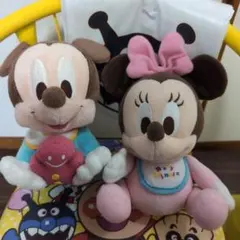 Disney Baby Mickey & Minnie ぬいぐるみ 2体セット