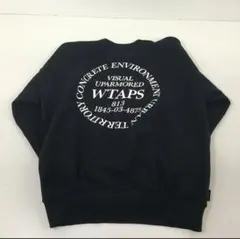 WTAPS ブラック スウェット トレーナー