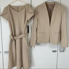 ワンピーススーツセットアップスカート2点セット