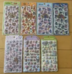 ディズニープチドロ うるちゅる コットンパフィ7枚セット