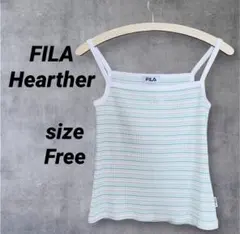 FILA×Hearther フィラ　インナー　トップス　ボーダー柄 Freeのサムネイル