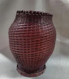 竹籠 花入 華道 伝統工芸品
