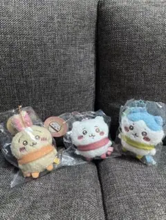 「正規品」ちいかわ ぬくぬくの装い マスコット うさぎ ハチワレ 3点セット
