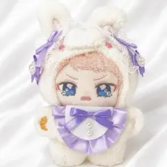 10〜12cm ぬいぐるみ ぬい服 いつぬい スタイ&ヘッドドレス 赤 - メルカリ