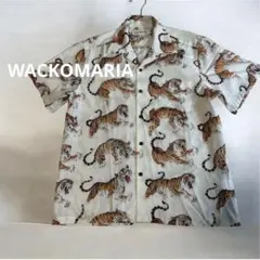 3604M【タグ付き・美品】ワコマリア☆ 虎/タイガー 長袖 ハワイアン