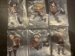 一番くじ　進撃の巨人　H賞 アクリルスタンド　6種セット