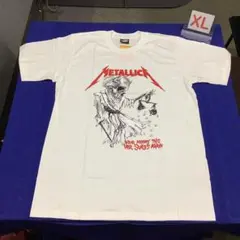 Metallica Tシャツ XLサイズ　⑷ 白　メタリカ　　　　　SRXLC3