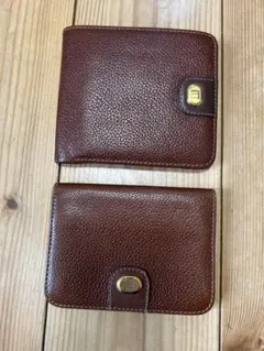 ダンヒル　レザー二つ折財布、名刺入れセット
