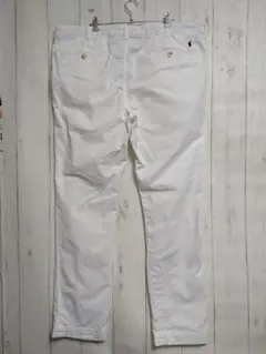Polo Ralph Lauren チノパン w42相当 ホワイト sy34