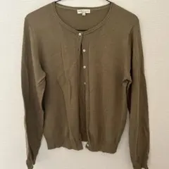 earth music&ecology Mサイズ カーディガン オリーブ
