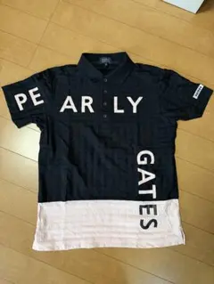 【最終値引】PEARLY GATES ポロシャツ 黒/ピンク
