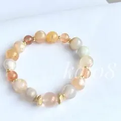 ✨レア粒✨オレンジサゲニティッククォーツトップ　ブレスレット 楽天市場】ブラウン オレンジ サゲニティッククォーツ