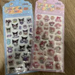 新品！匿名発送！夜光　クロミ&マイメロ　ボンボンドロップシール