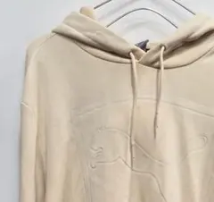 PUMA ベージュ フード付きパーカー