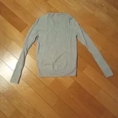 無印良品　シルクウール　カットソー