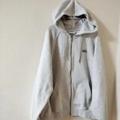 NERDYノルディ グレー パーカー ジップアップ　古着