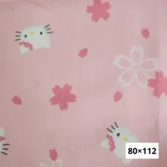 生地　サンリオ　キャラクター　桜　ハローキティ　レア物　ハンドメイド